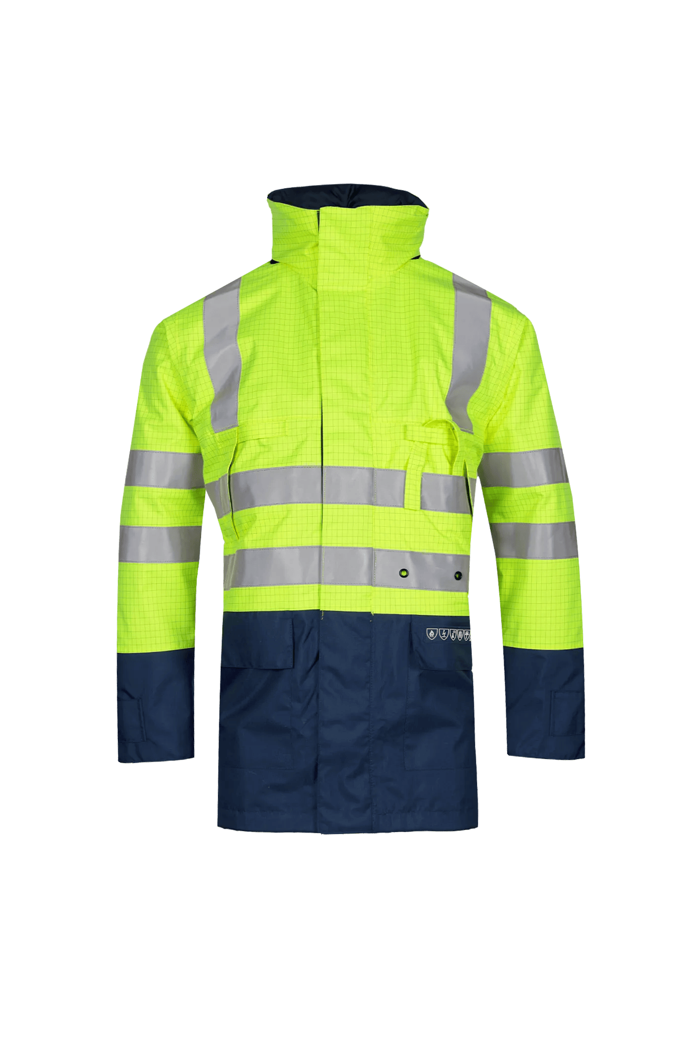 Sioen Winseler Flame Retardant Anti-Static Hi-Vis Rain Jacket