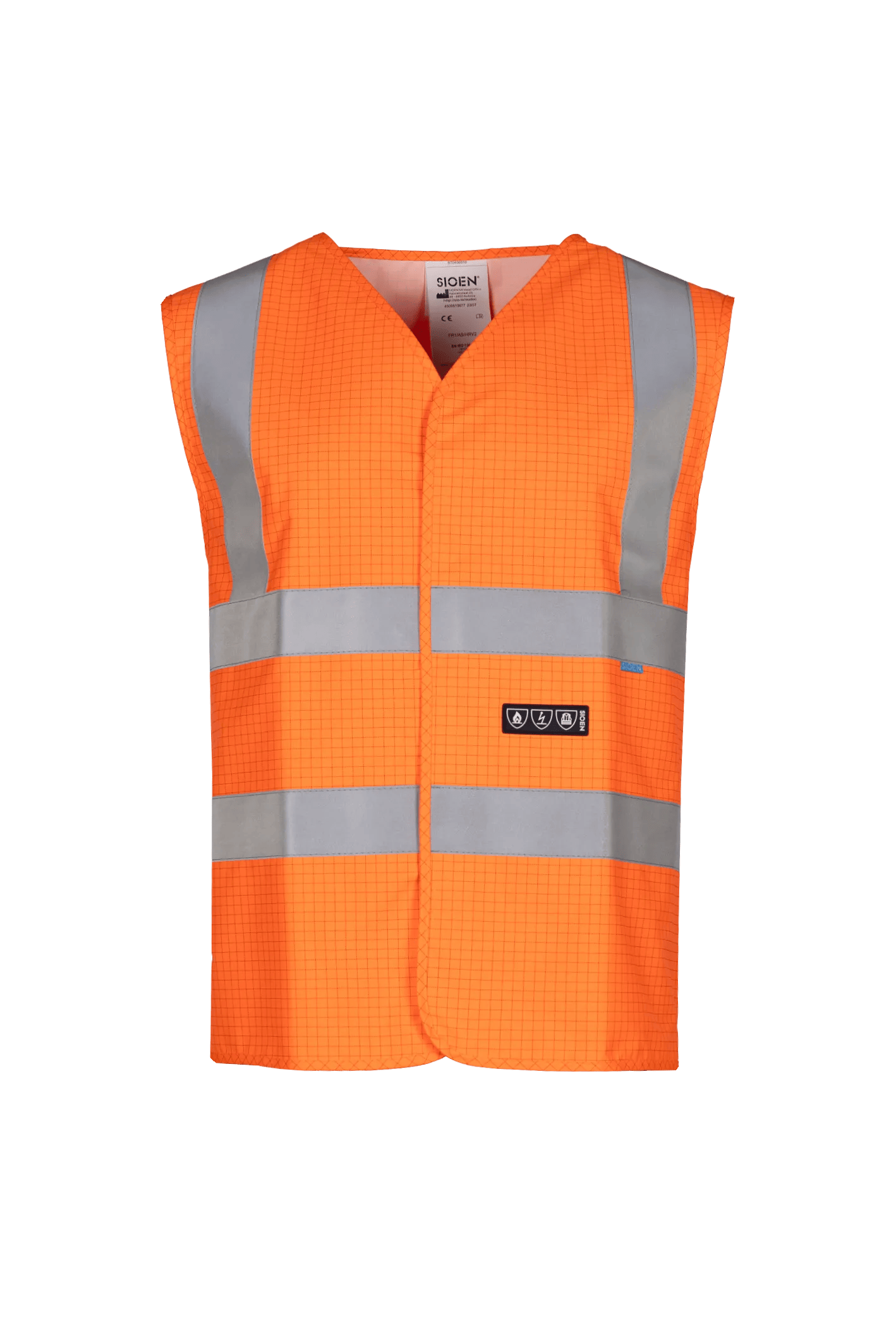 Sioen Hellisan Flame Retardant Anti-Static Hi-Vis Waistcoat