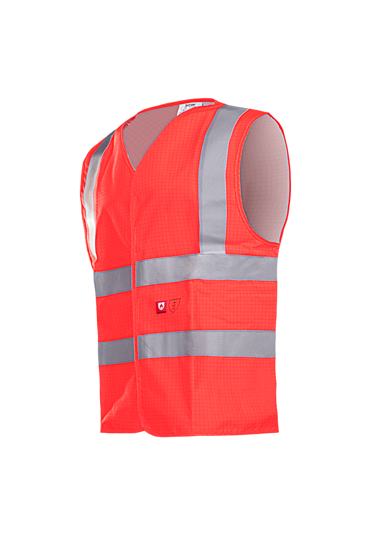 Sioen Hellisan Flame Retardant Anti-Static Hi-Vis Waistcoat