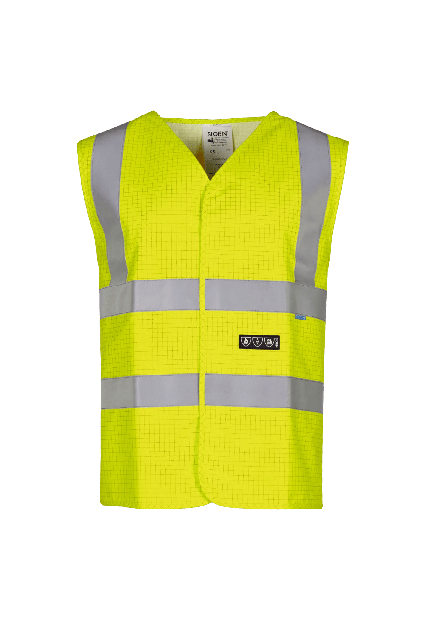 Sioen Hellisan Flame Retardant Anti-Static Hi-Vis Waistcoat