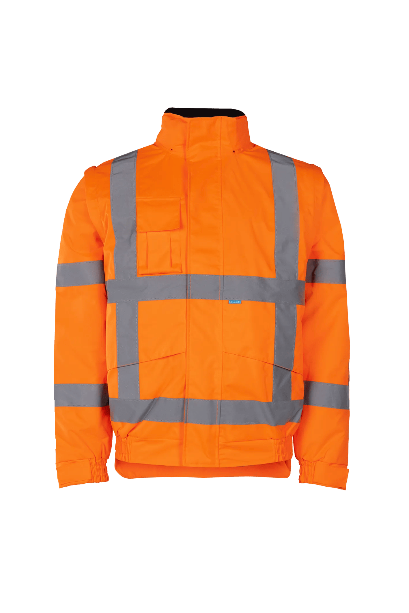 Sioen Diezel Hi-Vis Bomber Jacket With Detachable Sleeves (Rws)
