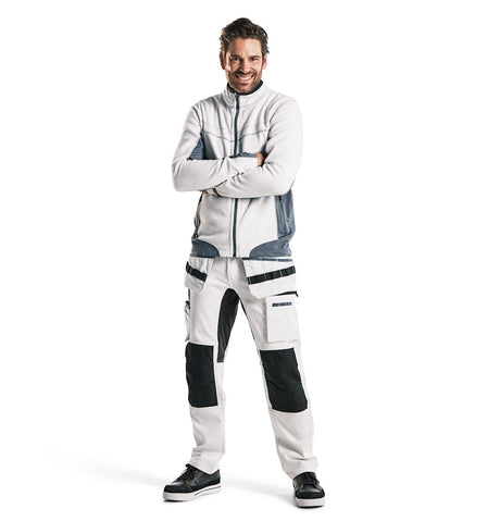 Blaklader Micro Fleece Jacket 4997 #colour_white-grey