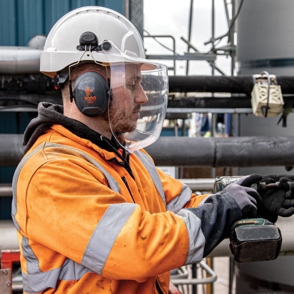 JSP EVOGuard C4-MAX Industrial Visor - Compatible with EVOVISTA (EVOGuard C4-MAX)