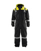 Blaklader Shell Coverall 6786 #colour_black-hi-vis-yellow