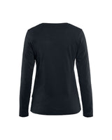 Blaklader Women's Long Sleeved T-Shirt 3301 #colour_dark-navy-blue