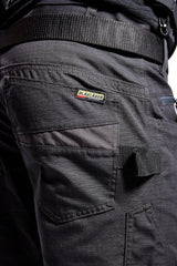 Blaklader Service Trousers with Stretch 1495 #colour_black-dark-grey