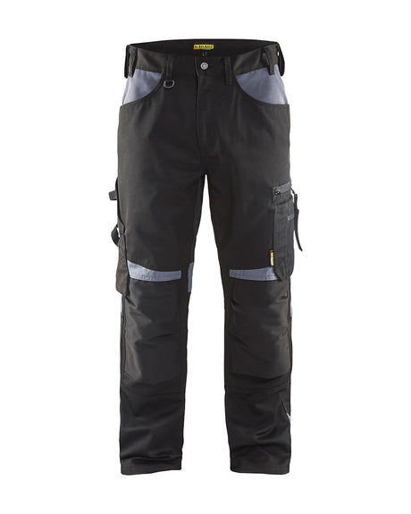 Blaklader Trousers without Nail Pockets 1556 #colour_black-grey