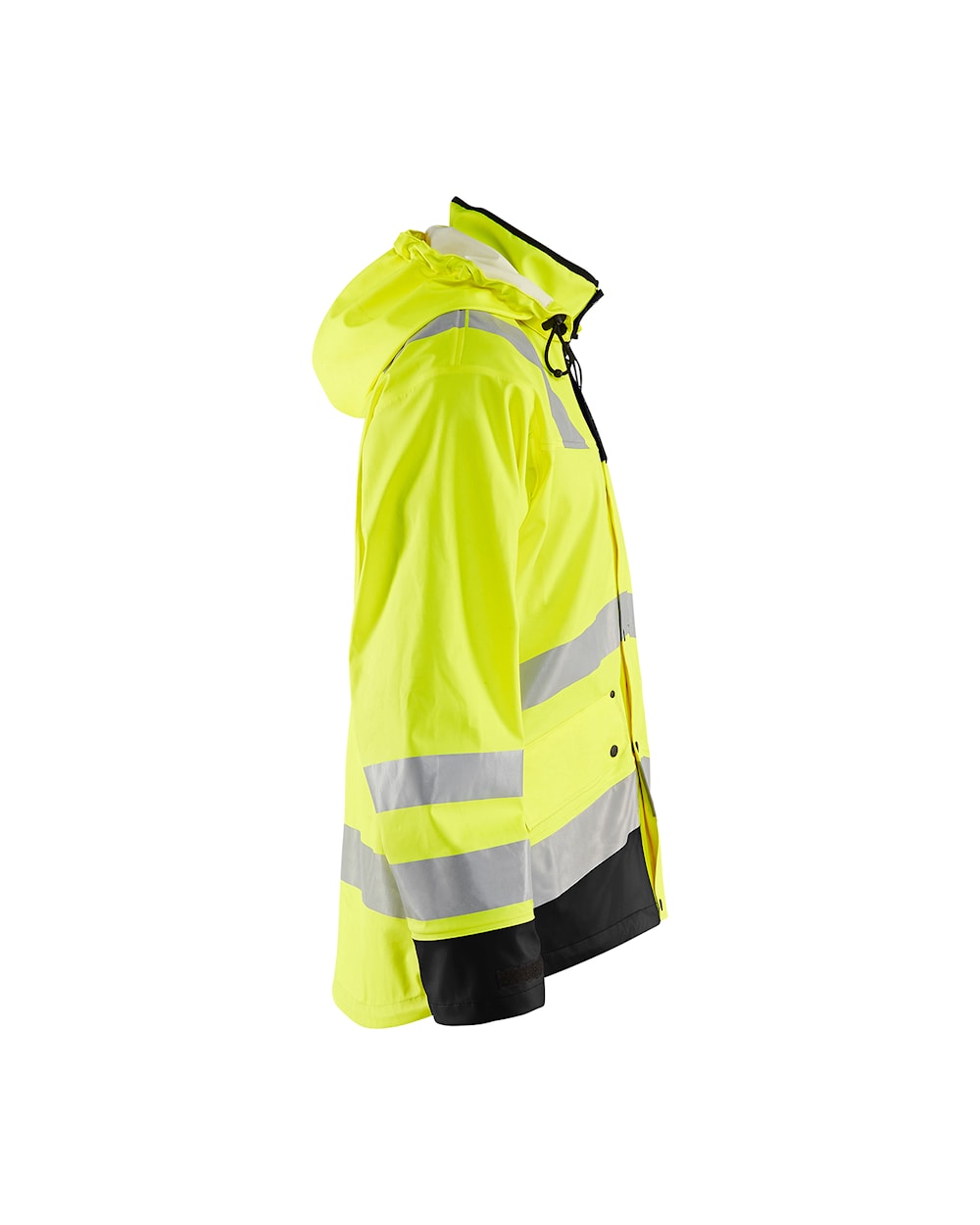 Blaklader Rain Jacket Hi-Vis Level 3 4327 #colour_hi-vis-yellow-black