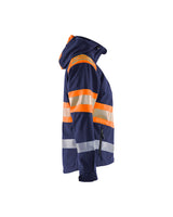 Blaklader Women's Softshell Jacket Hi-Vis 4404 #colour_navy-blue-orange