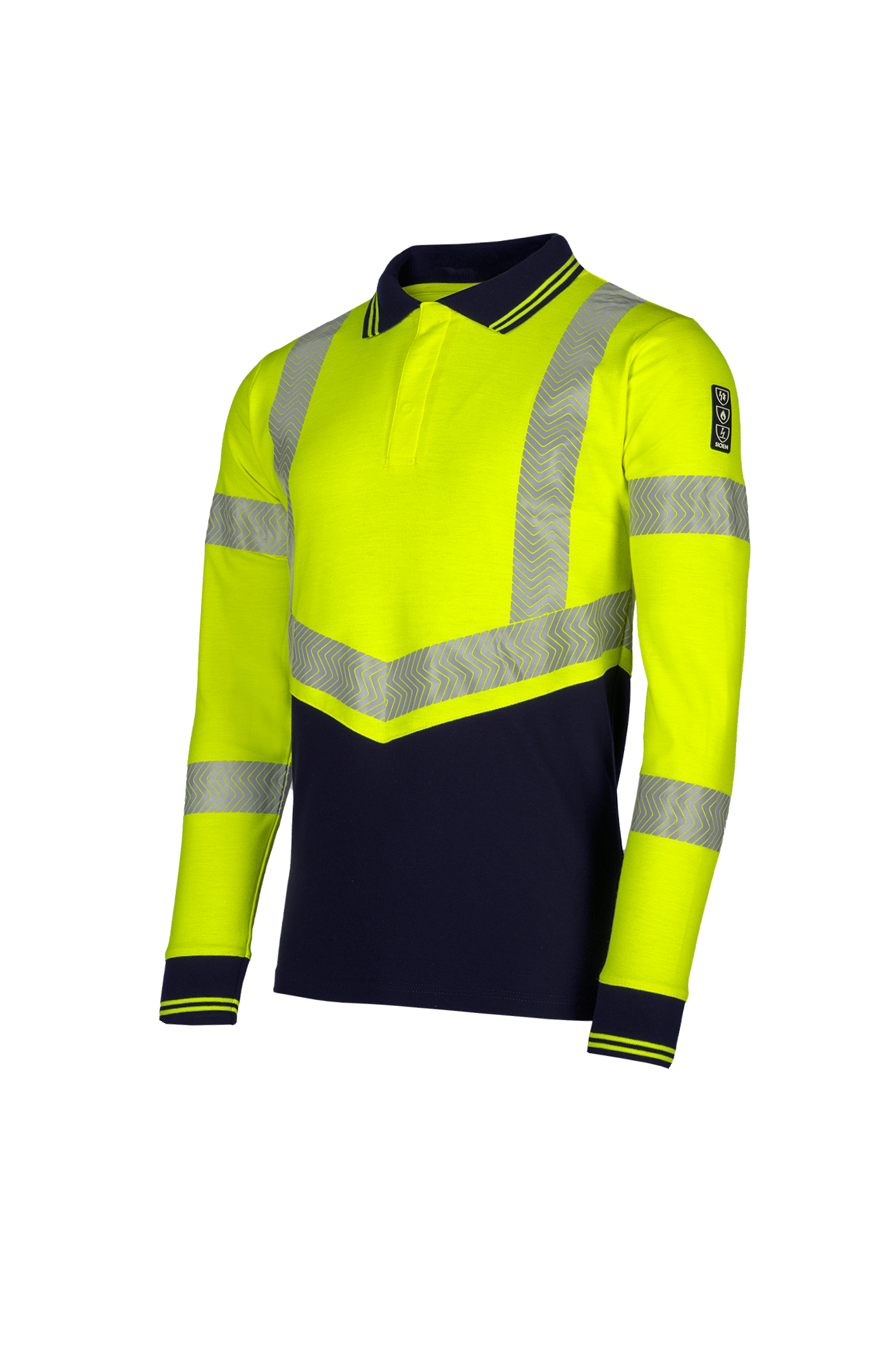 Sioen Ardva Hi-Vis Polo Shirt With Arc Protection