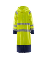 Blaklader Rain Coat Hi-Vis Level 1 4325 #colour_hi-vis-yellow-navy-blue