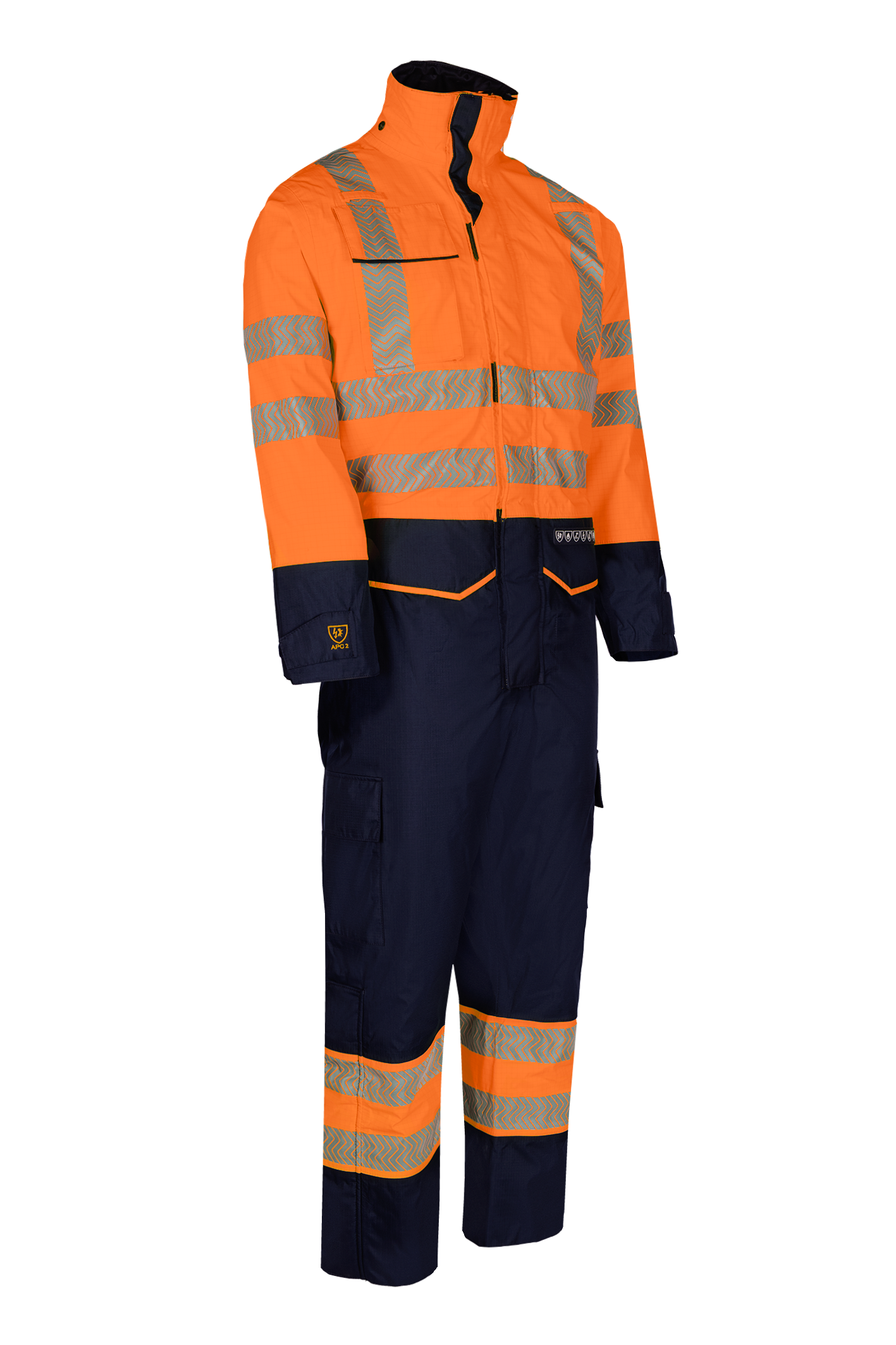 Sioen Bjordal Hi-Vis Rain Winter Coverall With Arc Protection (Apc 2)
