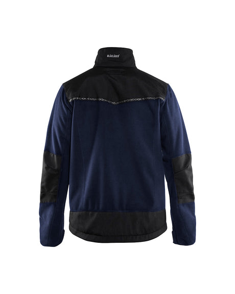 Blaklader Windproof Fleece Jacket 4955 #colour_navy-blue-black