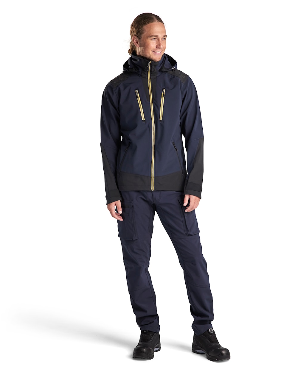 Blaklader Softshell Winter Service Trousers 1477 #colour_dark-navy-blue