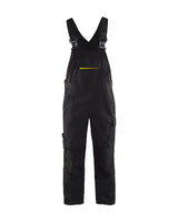 Blaklader Bib Overall with Stretch 2695 - Black/Hi-Vis Yellow