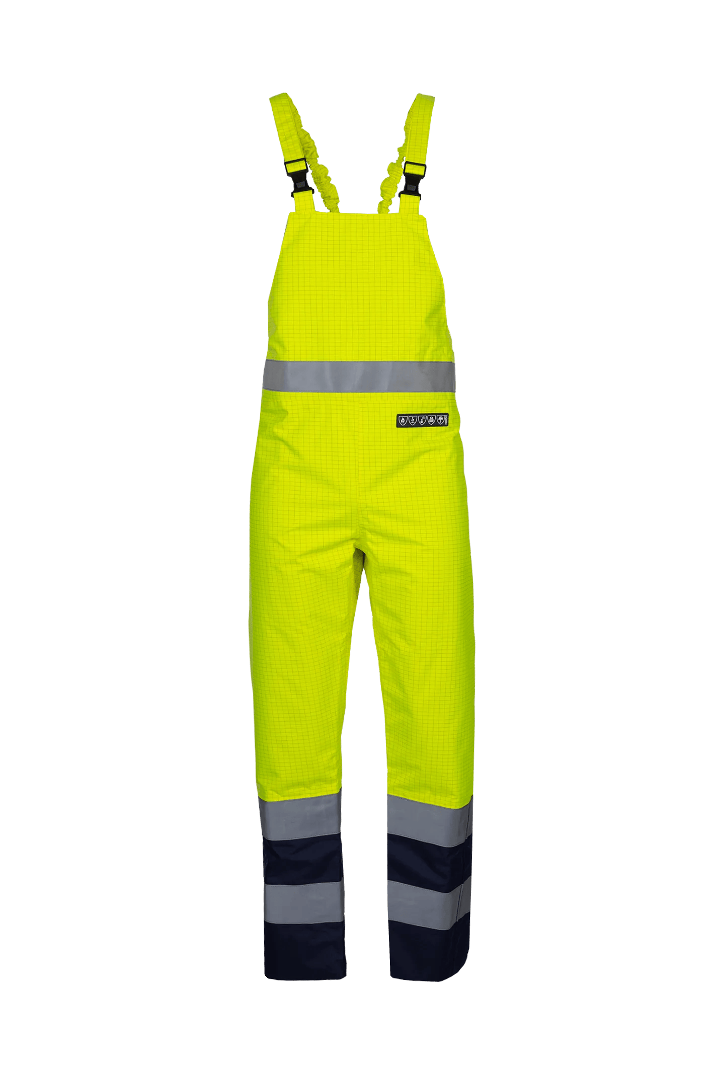 Sioen Brisbane Flame Retardant Anti-Static Hi-Vis Bib & Brace