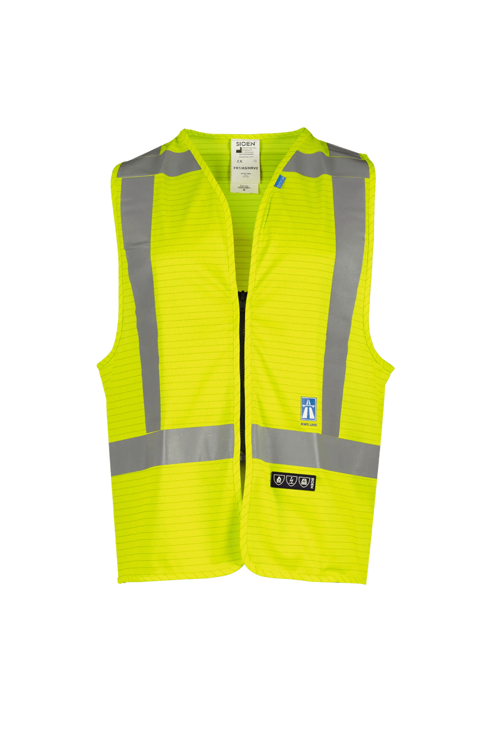 Sioen Sarvan Flame Retardant And Anti-Static Hi-Vis Waistcoat (Rws)