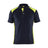 Blaklader Polo Shirt 3324 #colour_dark-navy-blue-hi-vis-yellow