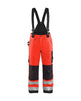 Blaklader Hi-Vis Winter Trousers 1885 - Red Hi-Vis/Black