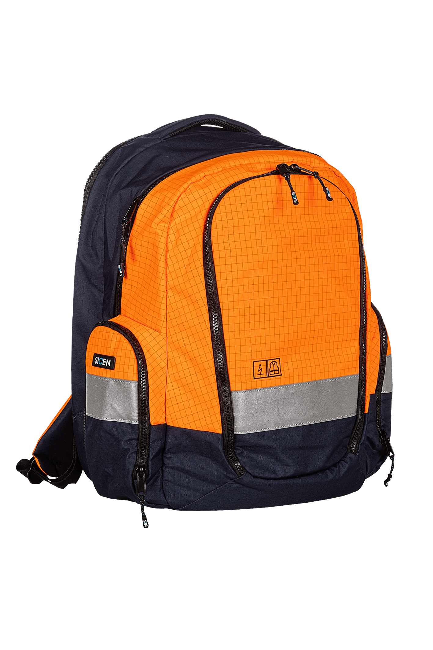 Sioen Kirton Hi-Vis And Anti-Static Backpack For Hazardous Environments