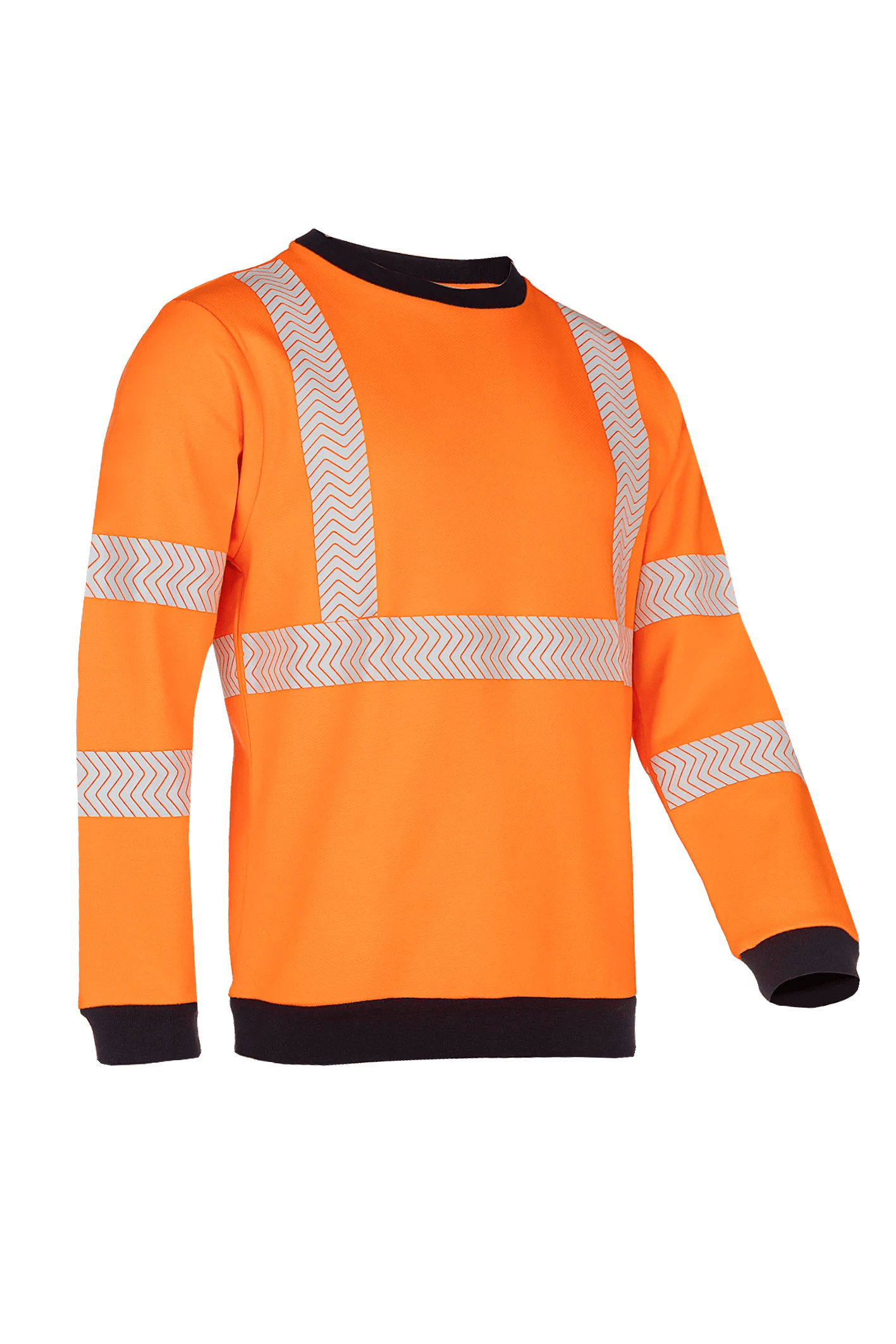 Sioen Kurow Hi-Vis Orange Sweater With Arc Protection