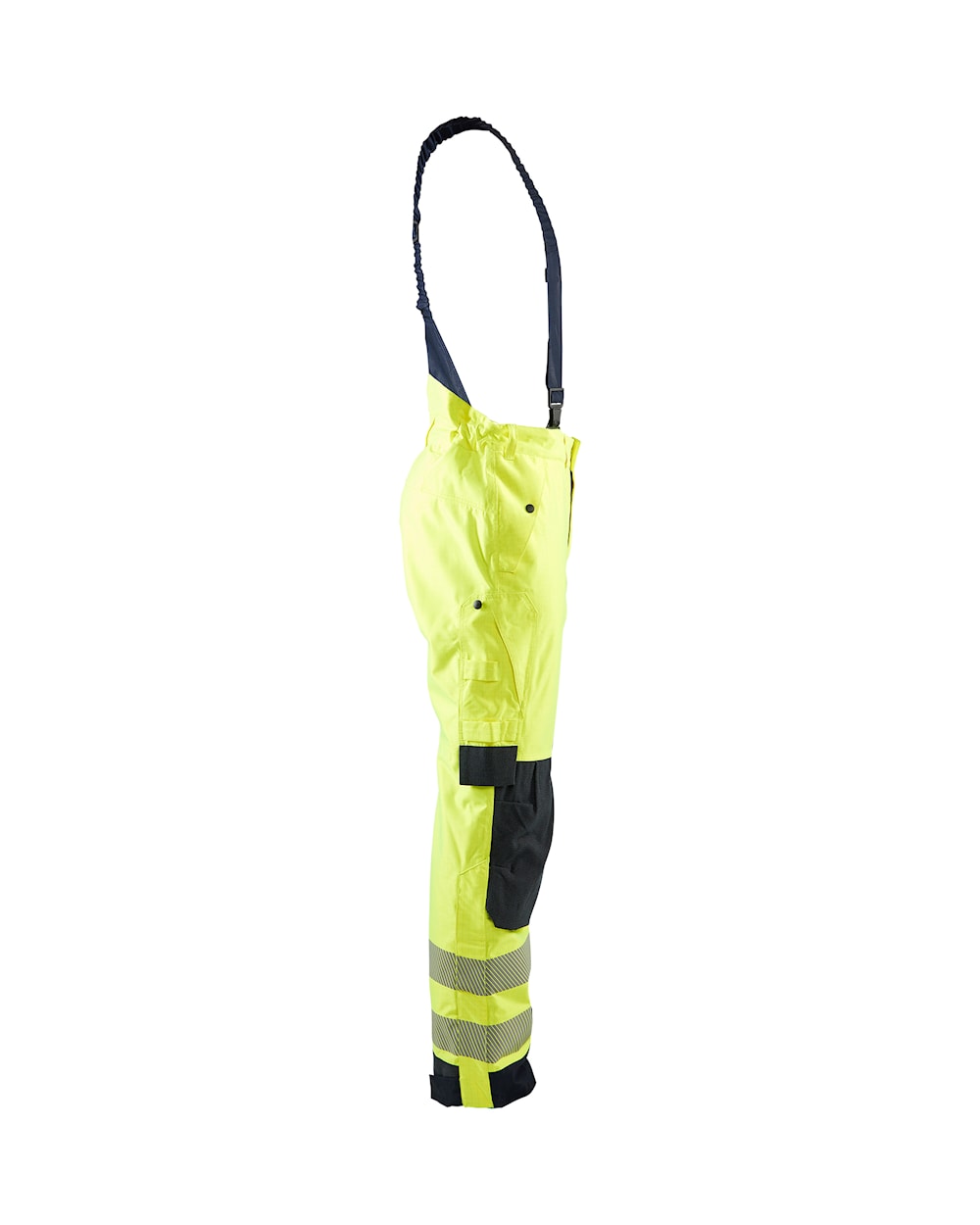 Blaklader Multinorm Shell Trousers 1881 #colour_hi-vis-yellow-navy-blue