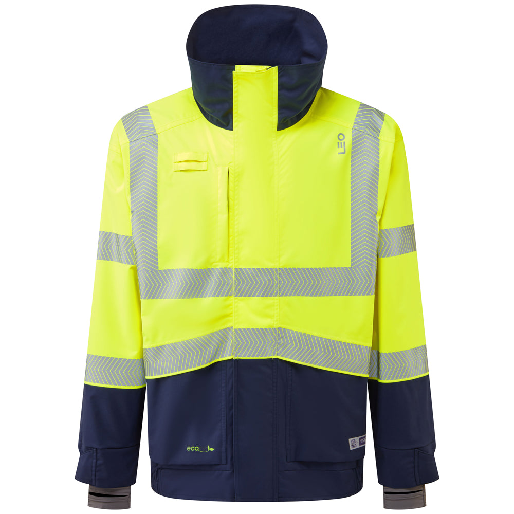 DARTMOOR Leo EcoViz 15K Performance+ Breathable Bomber Jacket Hi Vis Waterproof Rail RIS-3279 Workwear