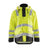 Blaklader Rain Jacket Hi-Vis Level 2 4302 #colour_hi-vis-yellow-navy-black