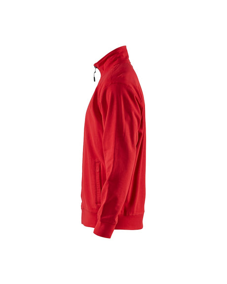 Blaklader Sweatshirt with Full Zip 3371 #colour_red