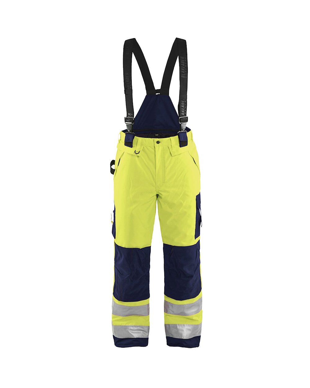 Blaklader Hi-Vis Winter Trousers 1885 - Hi-Vis Yellow/Navy Blue