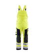 Blaklader Multinorm Bib Trousers 2608 #colour_hi-vis-yellow-navy-blue