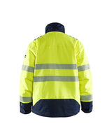 Blaklader Multinorm Winter Jacket 4517 #colour_hi-vis-yellow-navy-blue