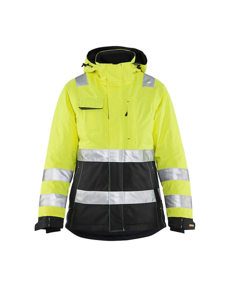 Blaklader Women's Hi-Vis Winter Jacket 4872 #colour_hi-vis-yellow-black