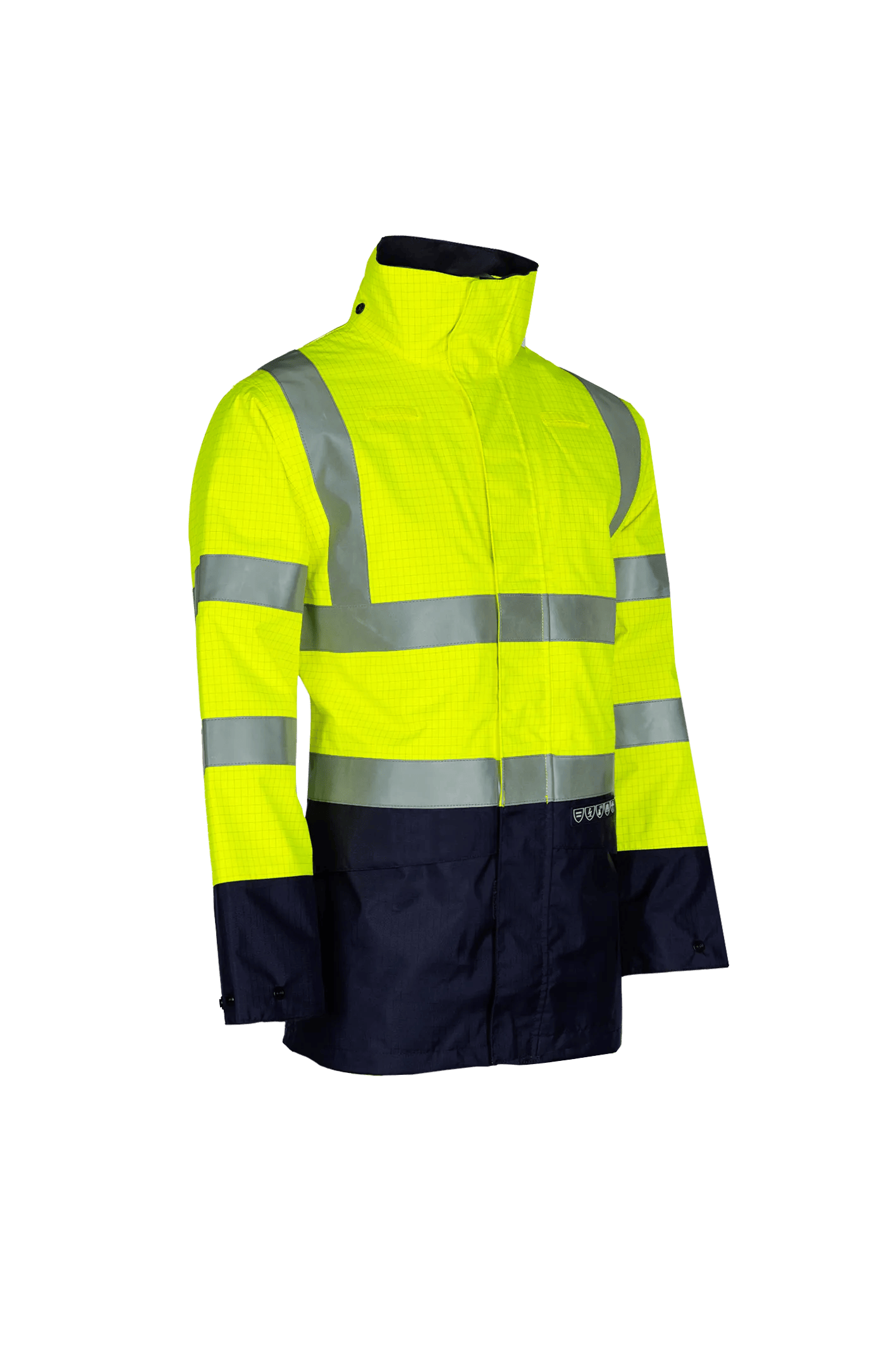 Sioen Elliston Flame Retardant Anti-Static Hi-Vis Rain Jacket