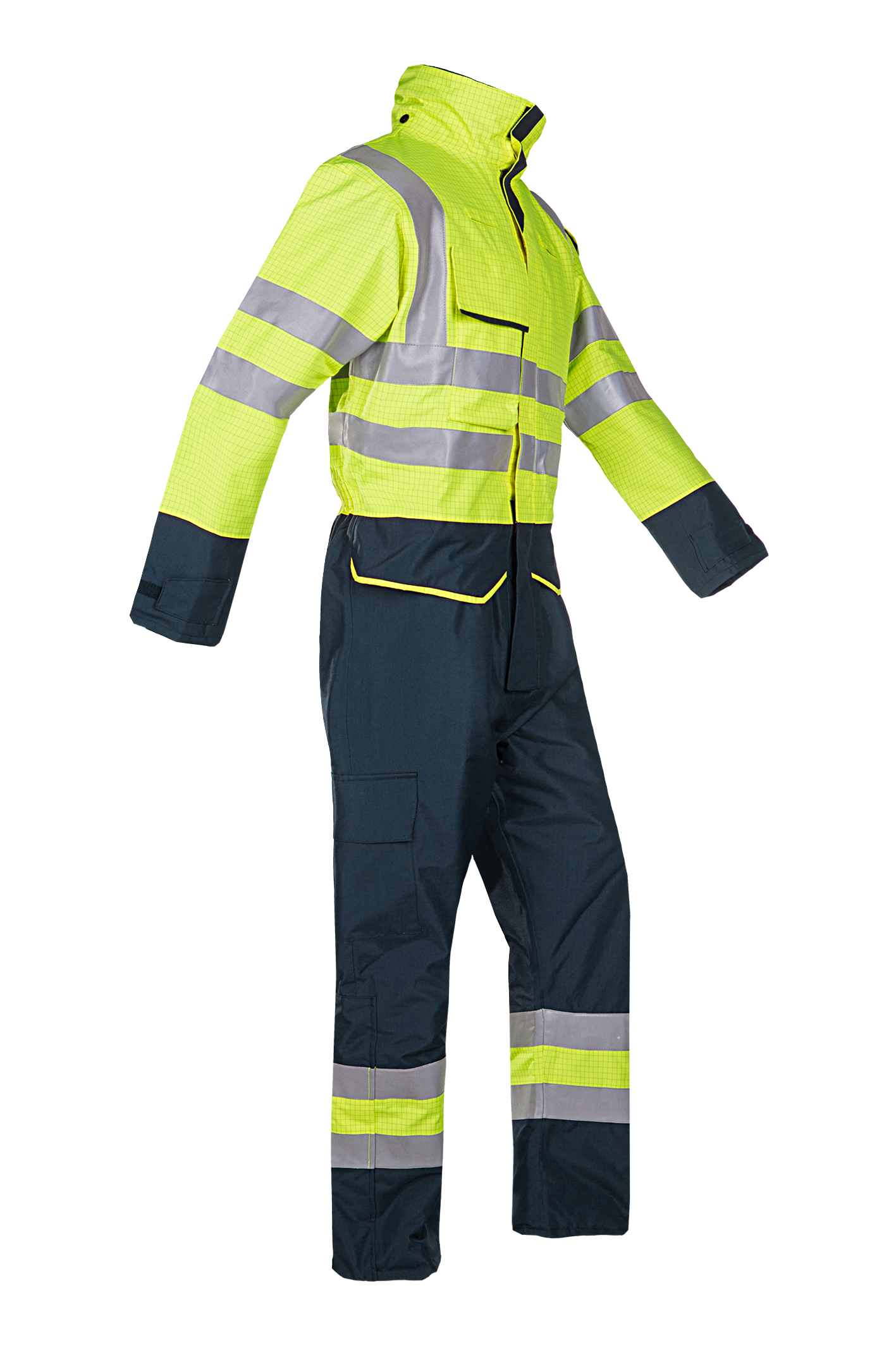 Sioen Carret Flame Retardant Anti-Static Hi-Vis Rain Winter Coverall