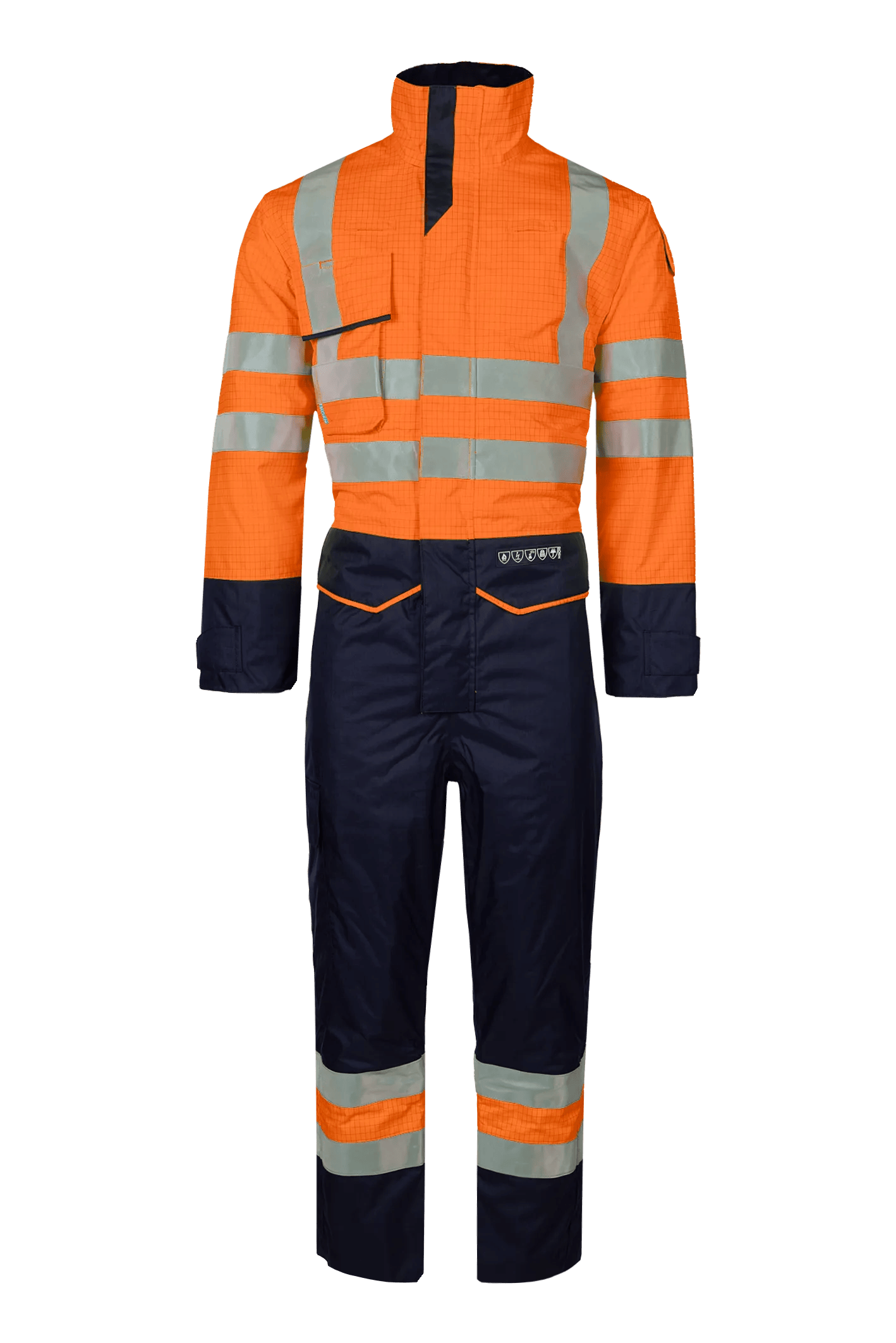 Sioen Carret Flame Retardant Anti-Static Hi-Vis Rain Winter Coverall
