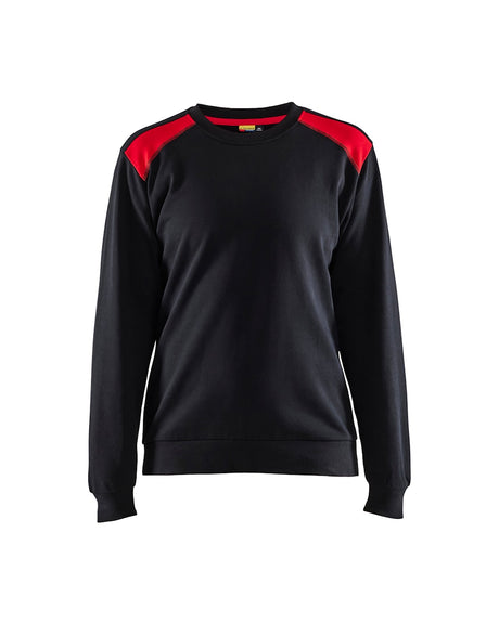 Blaklader Sweatshirt Women 3408 #colour_black-red