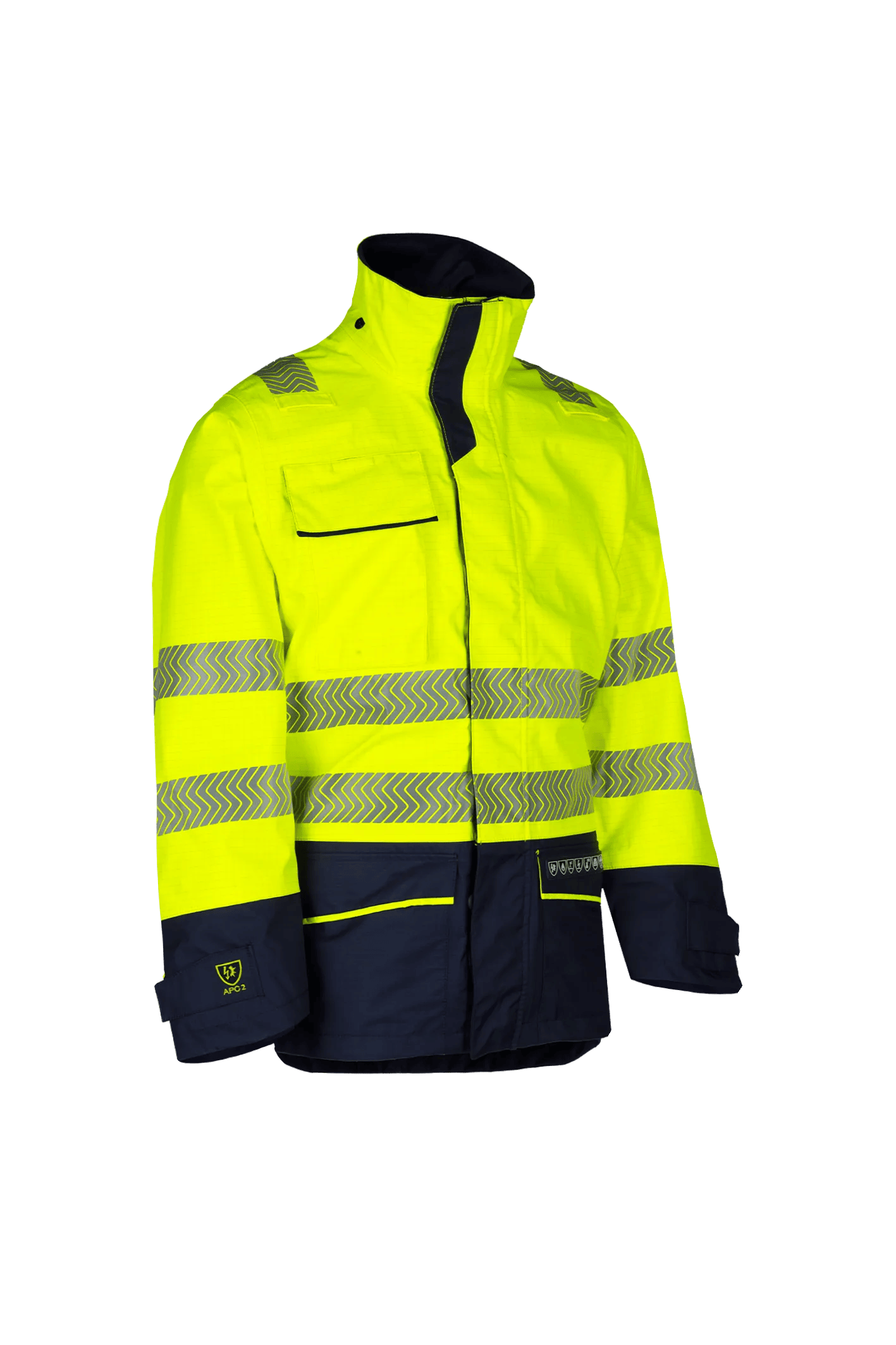 Sioen Talsi Hi-Vis Rain Jacket With Arc Protection (Apc 2)