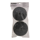 Fixman Hook & Loop Tape Black Self-Adhesive 2Pce