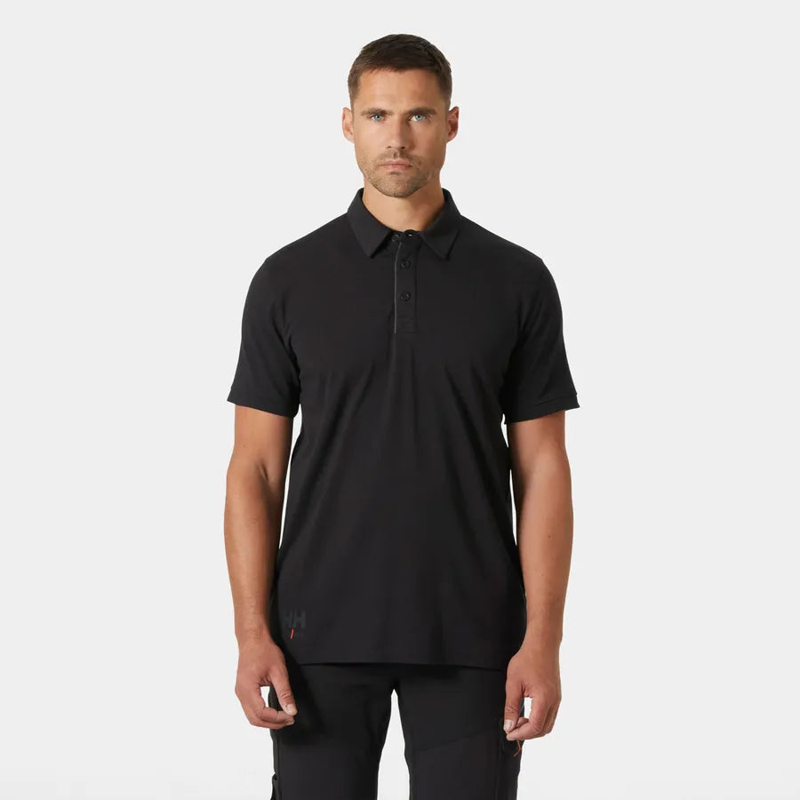 Helly Hansen Workwear EVO Polo Shirt #colour_black