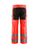 Blaklader Hi-Vis Trousers with Stretch 1585 - Hi-Vis Red/Black