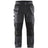 Blaklader Service Trousers with Stretch And Nail Pockets 1496 #colour_mid-grey-black