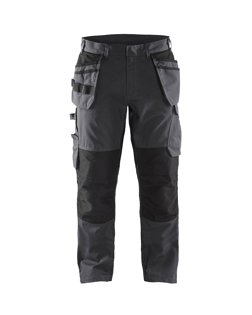 Blaklader Service Trousers with Stretch And Nail Pockets 1496  #colour_mid-grey-black