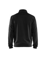 Blaklader Sweatshirt with Full Zip 3362 #colour_black-dark-grey