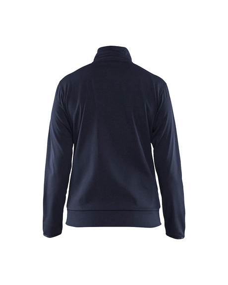 Blaklader Women's Sweatshirt with Full Zip 3394 #colour_dark-navy-black