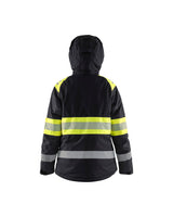 Blaklader Women's Winter Jacket Hi-Vis 4470 #colour_black_hi-vis-yellow