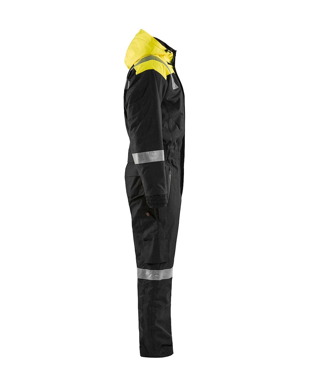 Blaklader Winter Coverall 6787 #colour_black-hi-vis-yellow