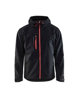 Blaklader Pro Softshell Jacket 4949 #colour_black-red