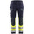 Blaklader Multinorm Inherent Trousers 1489 #colour_navy-blue-hi-vis-yellow