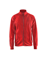 Blaklader Sweatshirt with Full Zip 3371 #colour_red